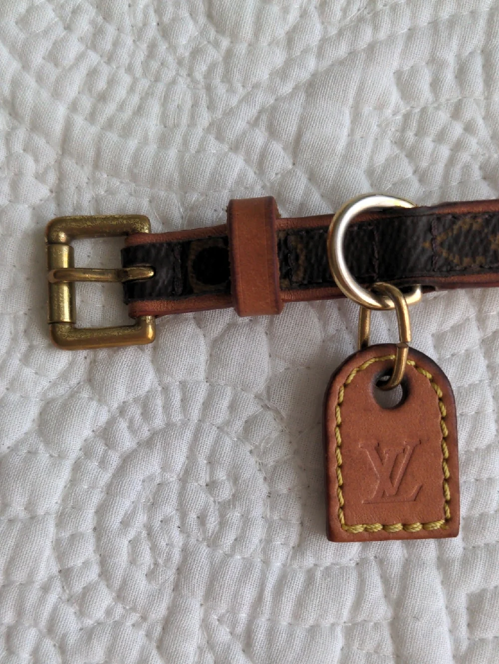 Louis Vuitton Monogram Leash and Collar Set - Brown & Tan - Picture 12 of 16
